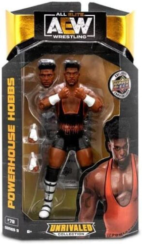 Powerhouse Hobbs AEW Unrivaled Collection Series 9 Action Figure