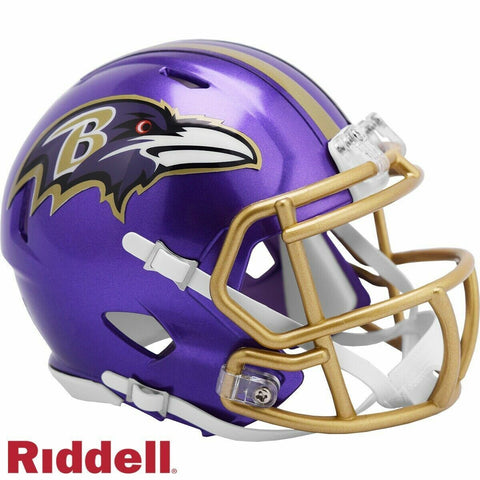 Baltimore Ravens Flash Alternate Riddell Speed Mini Helmet New in box