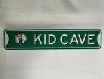 Boston Celtics Steel Kid Cave Sign 16x3 16in