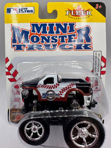 Milwaukee Brewers Fleer MLB Mini Monster Truck Ford F-350 2005 Series Toy Vehicle