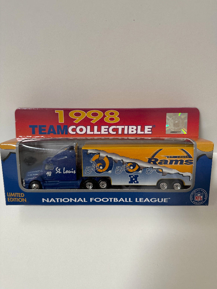 St. Louis Rams White Rose Collectibles 1998 NFL Tractor Trailer Toy Ve ...