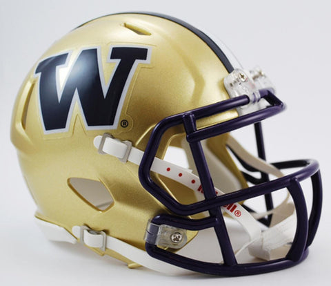 Washington Huskies NCAA Riddell Speed Mini Helmet New in Box