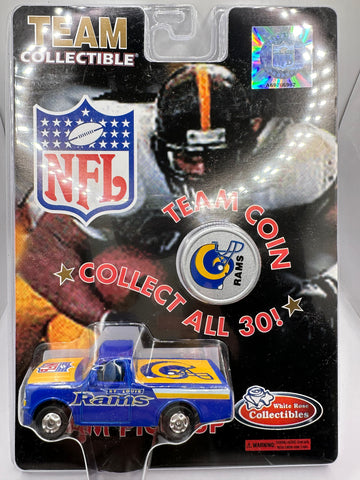St. Louis Rams White Rose Collectibles Team Pick up with Team Coin Toy Vehicle
