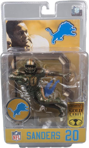 Barry Sanders Detroit Lions Gold Label McFarlane NFL Legacy Figure