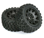 Pro-line 1019810 Badlands MX57 F/R 5.7" Tires wheels 24mm Black Raid 2