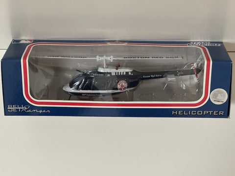 Boston Red Sox Fleer 2001 Edition MLB Bell Jet Ranger Helicopter 1:43