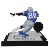 Barry Sanders Detroit Lions Gold Label NFL McFarlane Legacy Figure Blue