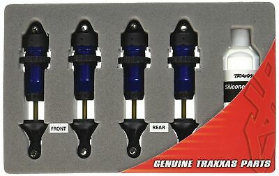 Traxxas 5460A Blue Anodized Aluminum GTR Shocks assembled set