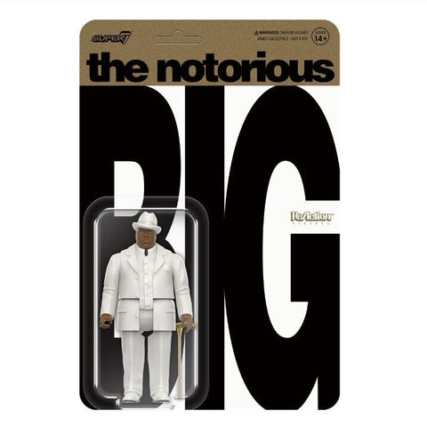 Notorious B.I.G Biggie in Suit Super 7 Reaction Action Figure