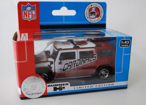 Arizona Cardinals NFL Fleer Hummer H2 1:43 Scale Toy Vehicle New in Box