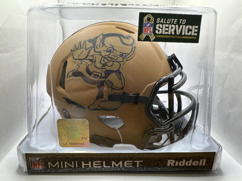 Cleveland Browns 2023 Salute To Service Alternate Riddell Speed Mini Helmet New in Box
