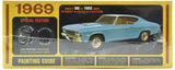 1969 Chevy Chevelle SS 396 AMT 1/25 AMT1138 Model Car Kit