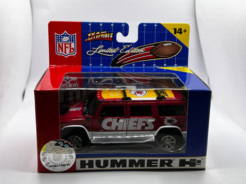 Kansas City Chiefs NFL  Fleer Hummer H2 1:43 Scale Toy Vehicle New in Box