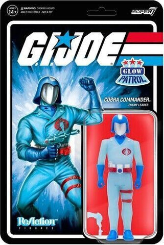 Cobra Commander Glow Patrol G.I. Joe SDCC Super 7 Reaction Figure