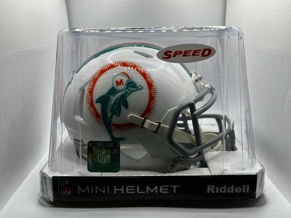 NFL Miami Dolphins Riddell Throwback Old Logo 97-12 Mini