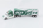 New York Jets  Fleer 2001 Team Collectible Series NFL Tractor Trailer Scale Toy Vehicle  New in Box