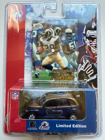 Marshall Faulk St. Louis Rams NFL PT Cruiser 1:58 Toy Vehicle