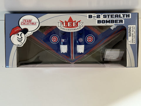 Chicago Cubs Fleer MLB Team Collectibles B-2 Stealth Bomber 1:144 Toy Vehicle