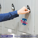 Philadelphia Phillies Laser Cut Logo Steel Magnet-Primary Bell Logo