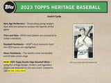 2023 Topps Heritage Baseball Blaster Box