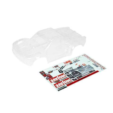 ARRMA MOJAVE 4S Clear Trimmed Body Inc. Decals ARA406167