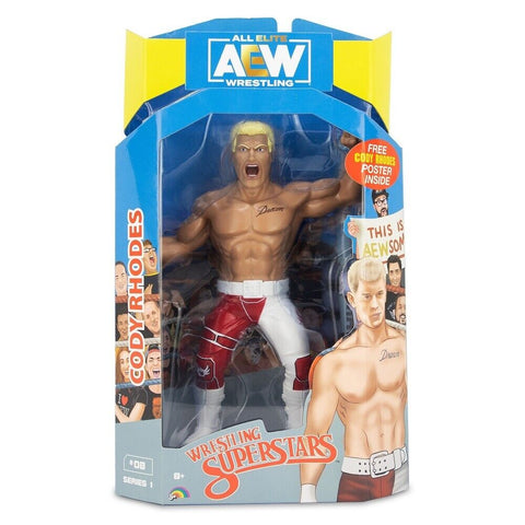 Cody Rhodes AEW Unmatched Series 1 LJN Action Figure