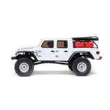 Axial AXI00005V2T4  1/24 SCX24 Jeep JT Gladiator 4WD Rock Crawler Brushed RTR, White
