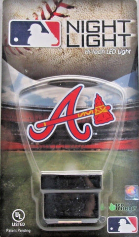Atlanta Braves LED Nightlight Reg. Logo Authentic Street Signs