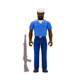Sailor G.I. Joe Blueshirt Brown Beard Super 7 Reaction Figure 3.75"