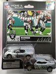 Las Vegas Raiders Upper Deck Collectibles Home/Road 2 Pk Corvette/Charger 1:64