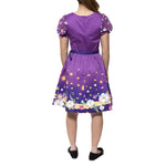 Loungefly SS Disney Rapunzel Floral Lantern Allison Dress M- Medium