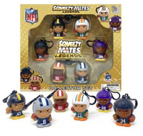 SqueezyMates NFL Legends Slo foam Collector Box Set Party Animal