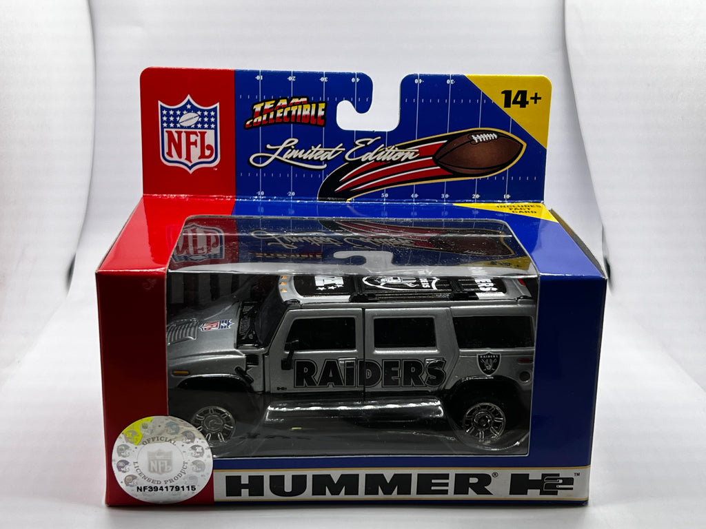 Las Vegas Raiders NFL Fleer Hummer H2 1:43 Scale Toy Vehicle New