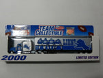 Detroit Lions Fleer 2000 Team Collectible Series NFL Tractor Trailer Scale Toy Vehicle