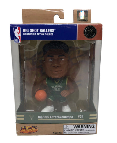 Giannis Antetokounmpo Milwaukee Bucks NBA Big Shot Ballers Figure