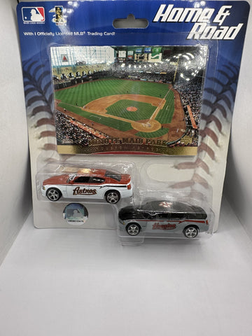 Houston Astros Upper Deck Collectibles Home/Road 2 Pk Dodge Chargers 1:64