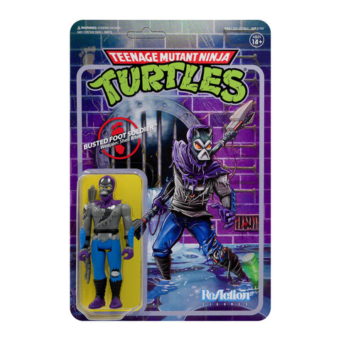 Busted Foot Soldier TMNT Super 7 Reaction Figure