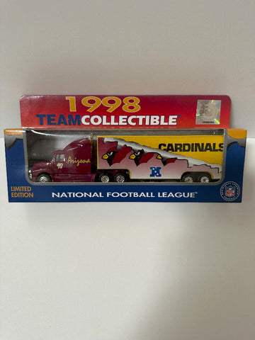 Arizona Cardinals White Rose Collectibles 1998 NFL Tractor Trailer Toy Vehicle 1:80