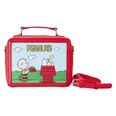 Loungefly Peanuts Charlie Brown Lunchbox Crossbody Bag