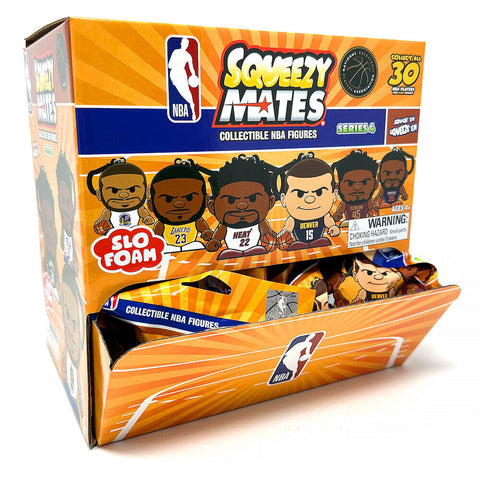 SqueezyMates NBA Series 4 Figure Slo Foam 24 Pack Box