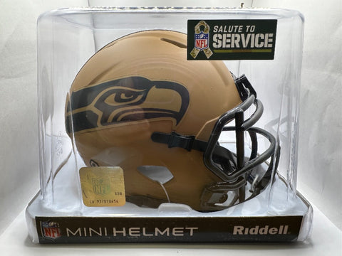 Seattle Seahawks 2023 Salute To Service Alternate Riddell Speed Mini Helmet New in Box