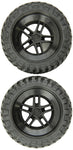 Traxxas 6873X S1 BF Goodrich Mud-Terrain tires SCT Satin Chrome Wheels