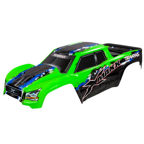 Traxxas Part 7811G X-Maxx Green Painted Body New in Package