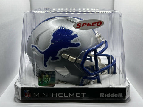 Detroit Lions 1983-2002 83-02 Throwback Speed Riddell Mini Helmet
