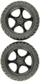 Traxxas 2479A Anaconda Tires Pre-Glued 2.2" Black-Chrome Tracer Wheels Bandit