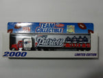 New England Patriots Fleer 2000 Team Collectible Series NFL Tractor Trailer Scale Toy Vehicle.