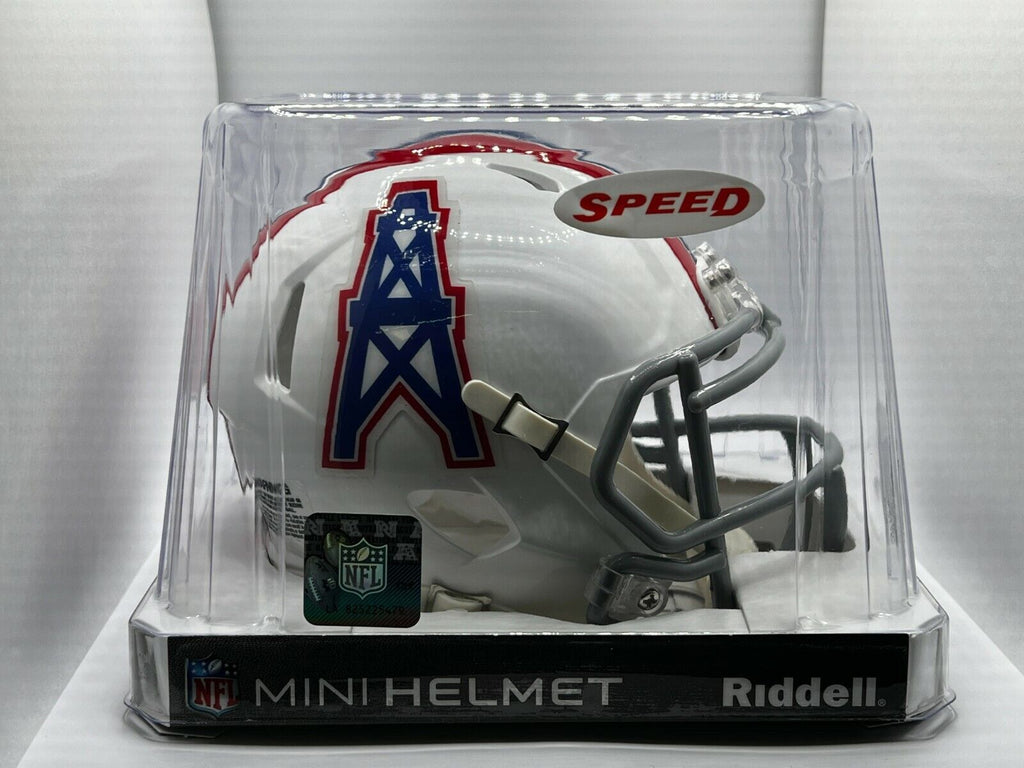 Houston Oilers Throwback 1975-1980 75-80 Riddell Throwback Speed Mini – SPORTS ZONE TOYS & COMICS Houston Oilers Throwback 1975-1980 75-80 Riddell Throwback Speed Mini – SPORTS ZONE TOYS & COMICS