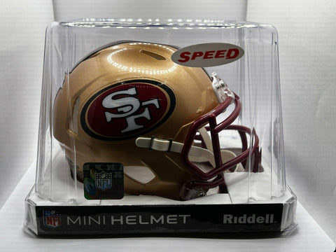 San Francisco 49ers 1996-2008 96-08 Riddell Throwback Speed Mini Helmet