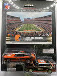 Cleveland Browns Press Pass Collectibles 2 Pk Ford Mustangs Toy Vehicle 1:64