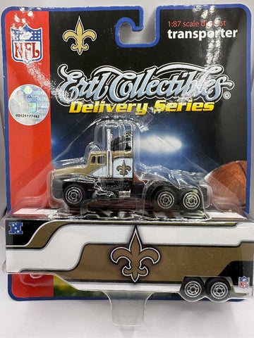 New Orleans Saints Fleer NFL Delivery Series Transporter Toy Vehicle 1:87 Scale